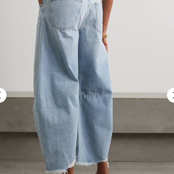 Citizens of Humanity Horseshoe Distressed High-rise Tapered Jeans, 27 - Picture 4 of 6